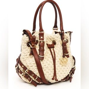 MK LARGE MILO KNIT DRAWSTRING TOTE